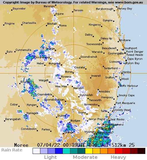 weather radar oakey