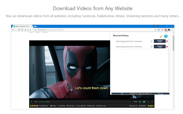web video downloader chrome