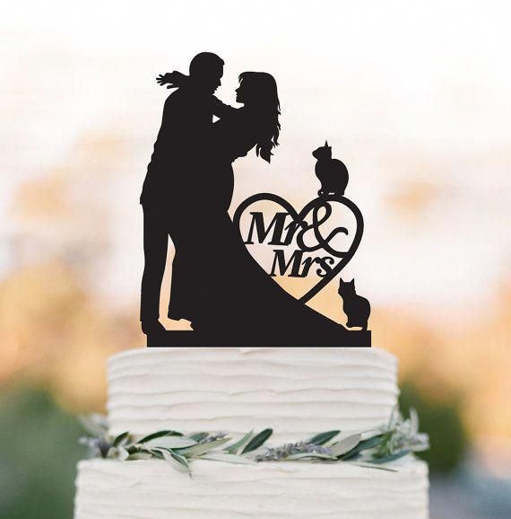 wedding cake toppers bride and groom