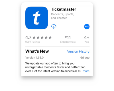 what is a secure ticket ticketmaster