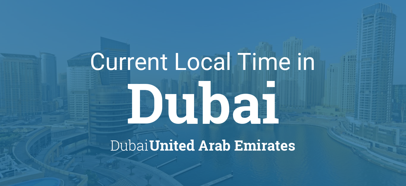 what is the time difference in dubai