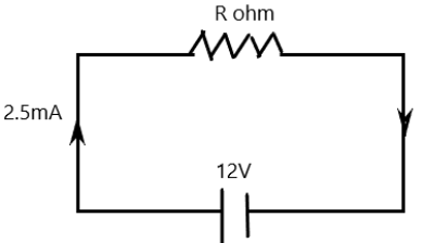 when a 12v battery is connected across an unknown