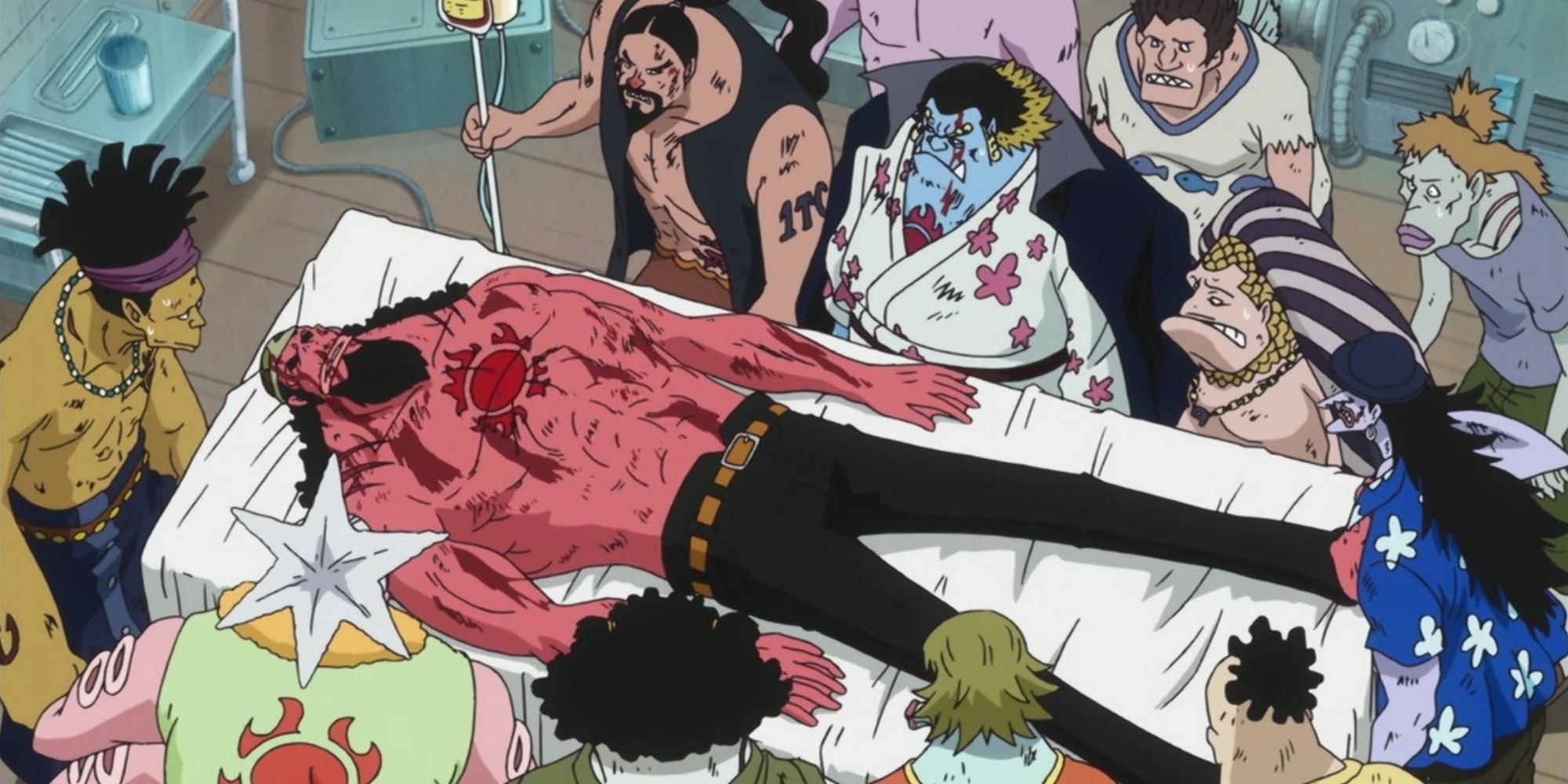 who dies in one piece