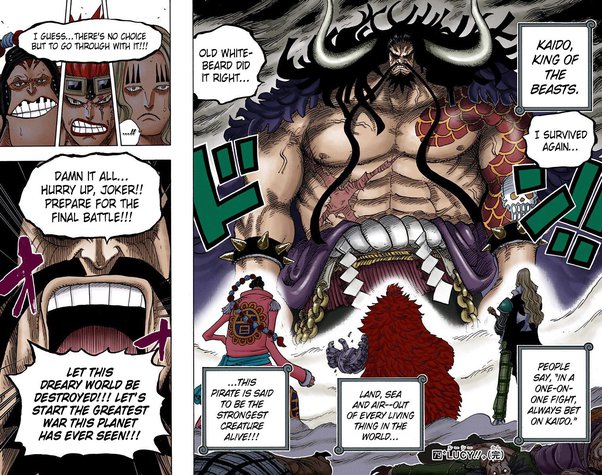 who is stronger than kaido