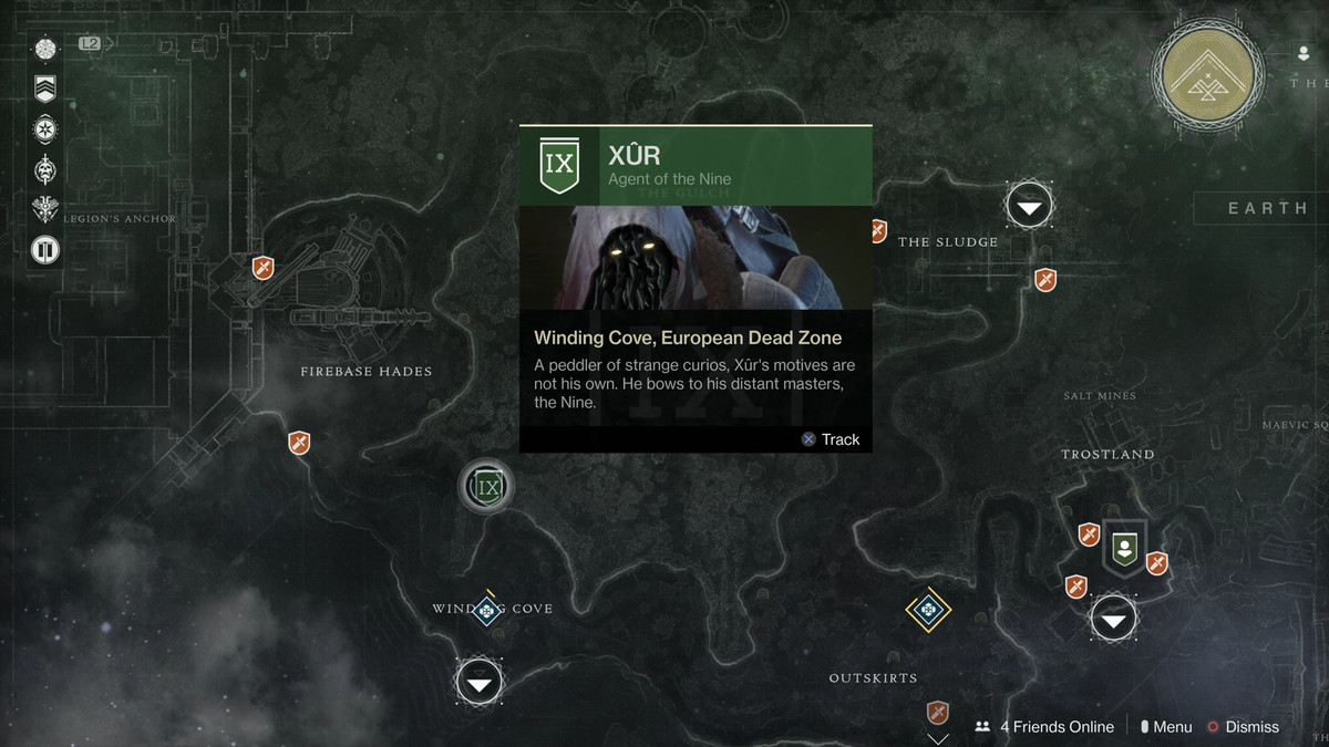 whwre is xur