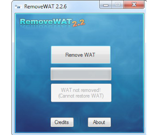 win 7 removewat