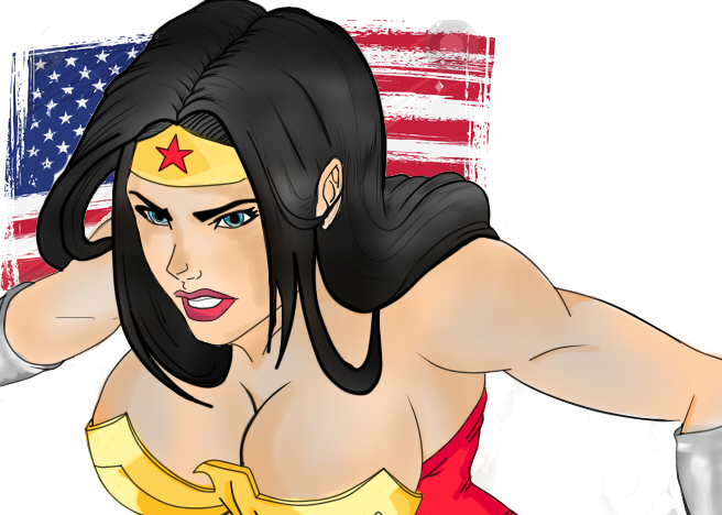 wonder woman big boobs