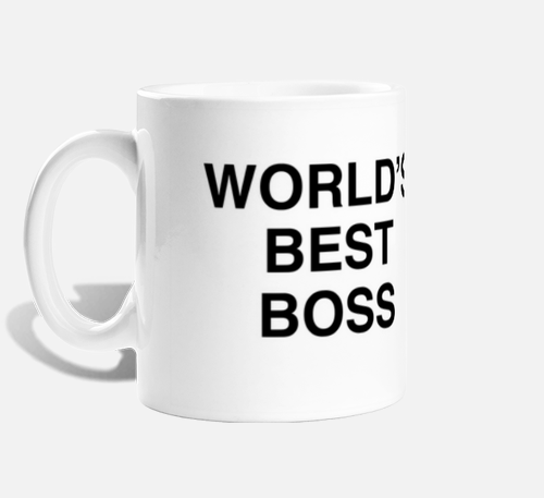 world best boss mug