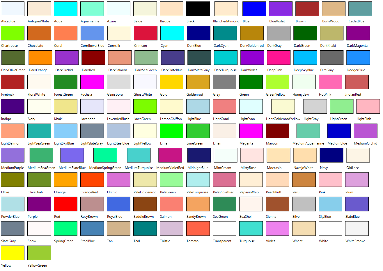 wpf colors