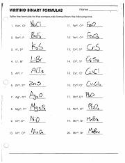 writing binary formulas worksheet