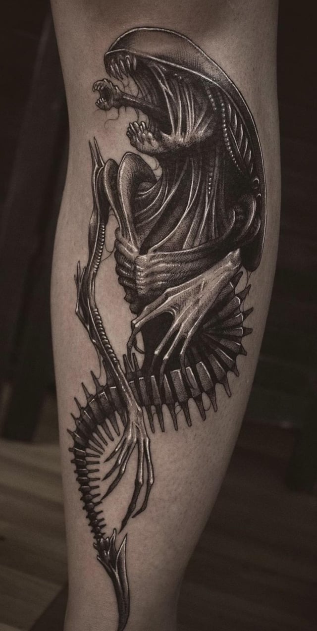 xenomorph tattoos