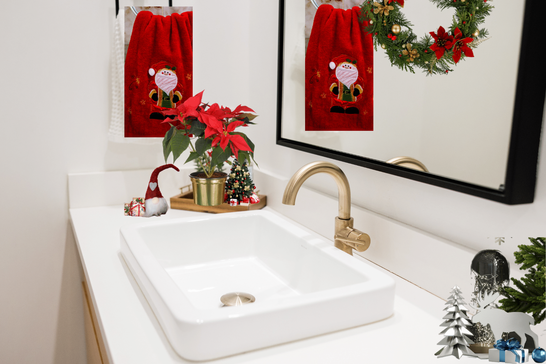 xmas bathroom