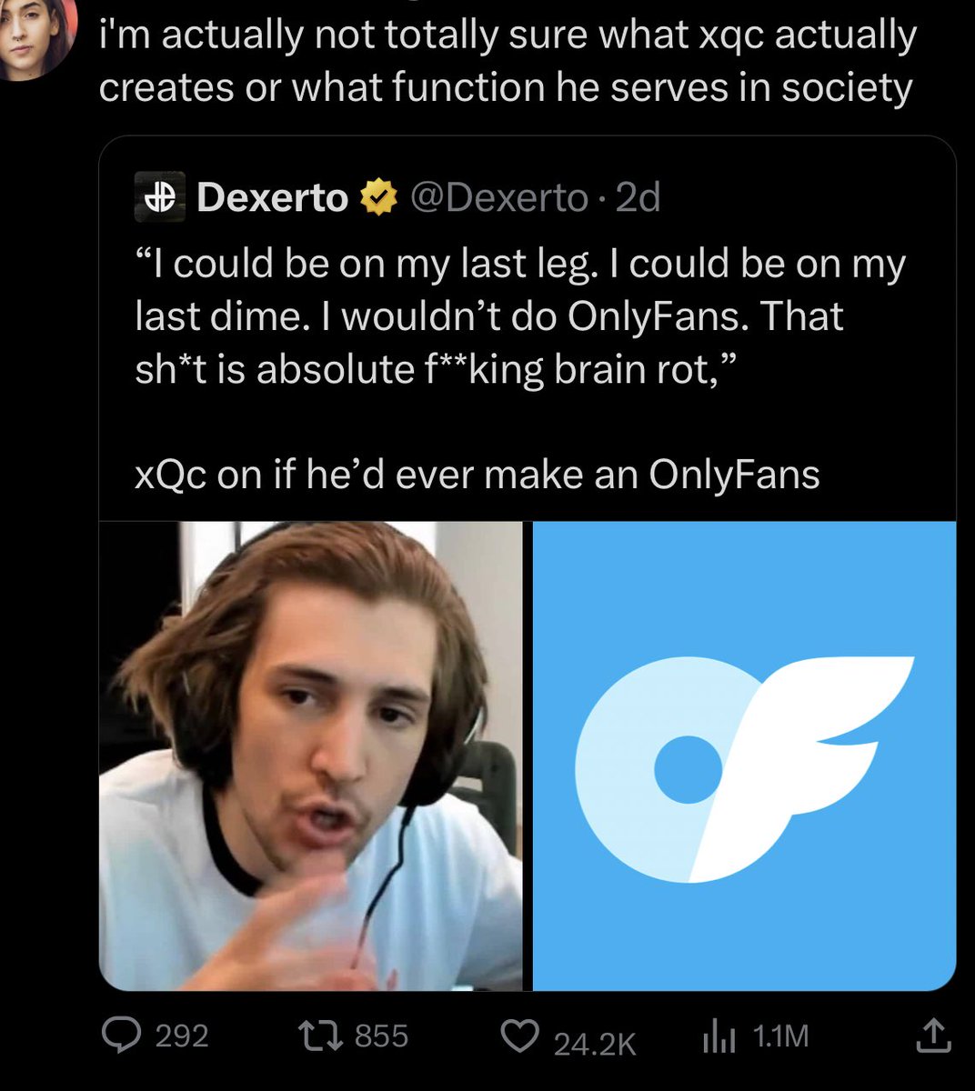 xqc tweet