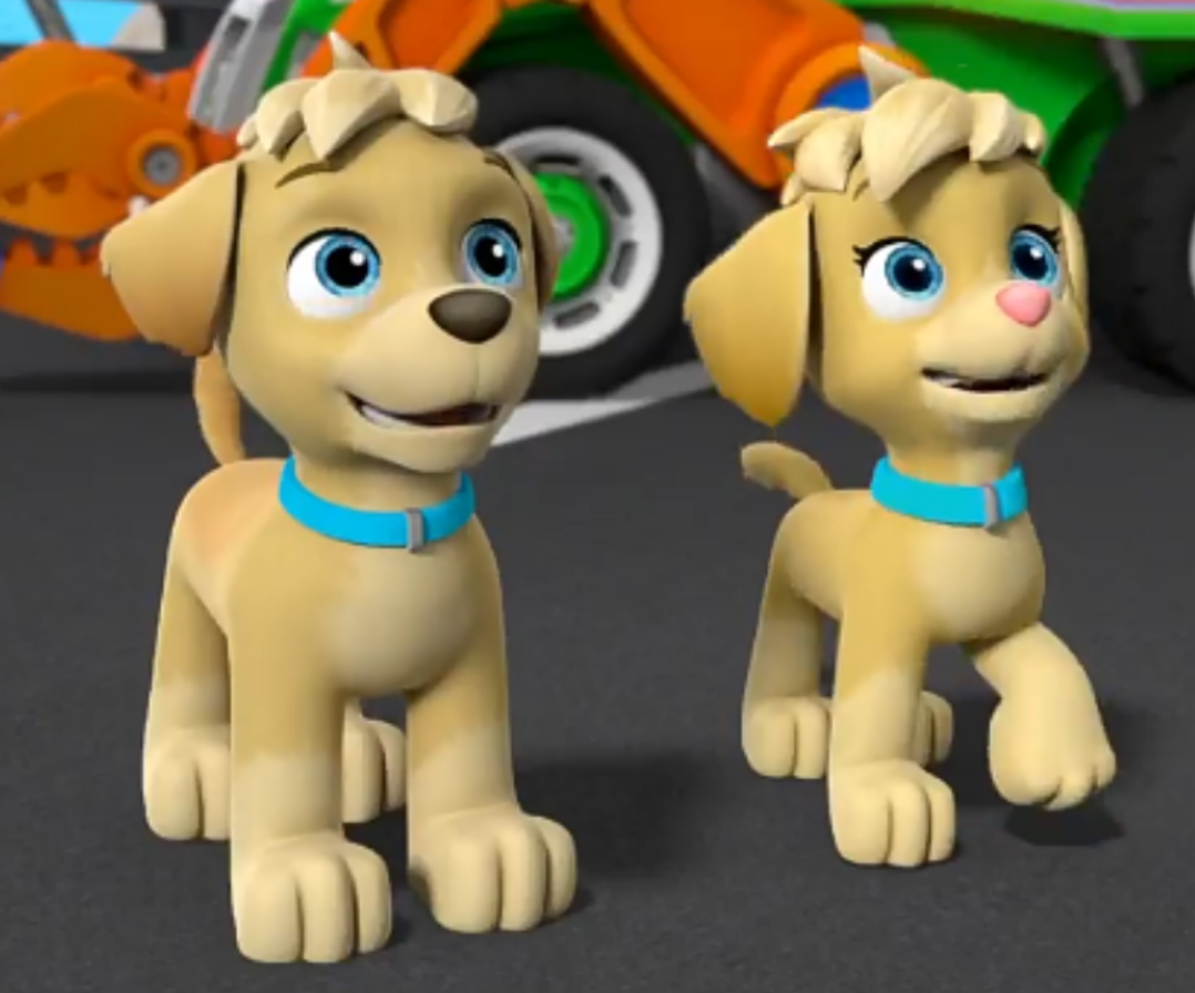 yellow paw patrol dog