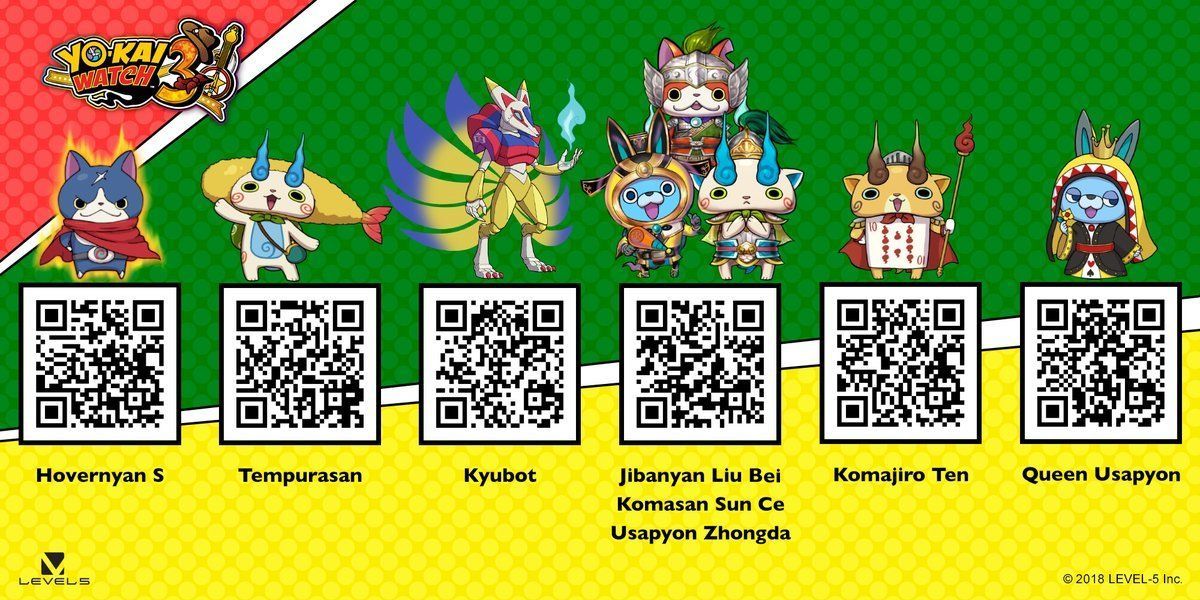 yo kai watch code