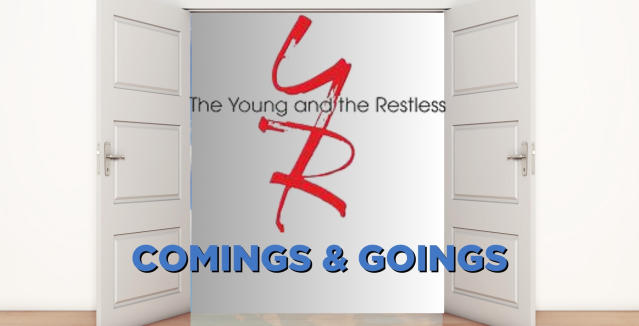 young and the restless coming and goings