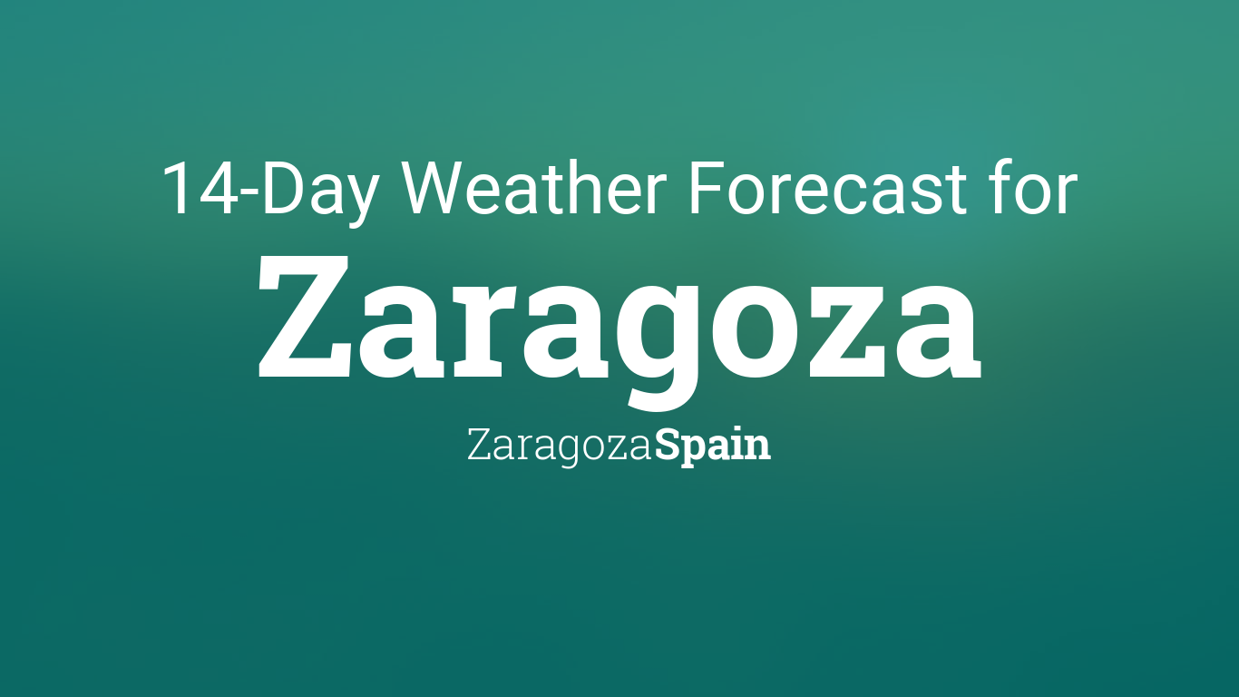 zaragoza spain weather