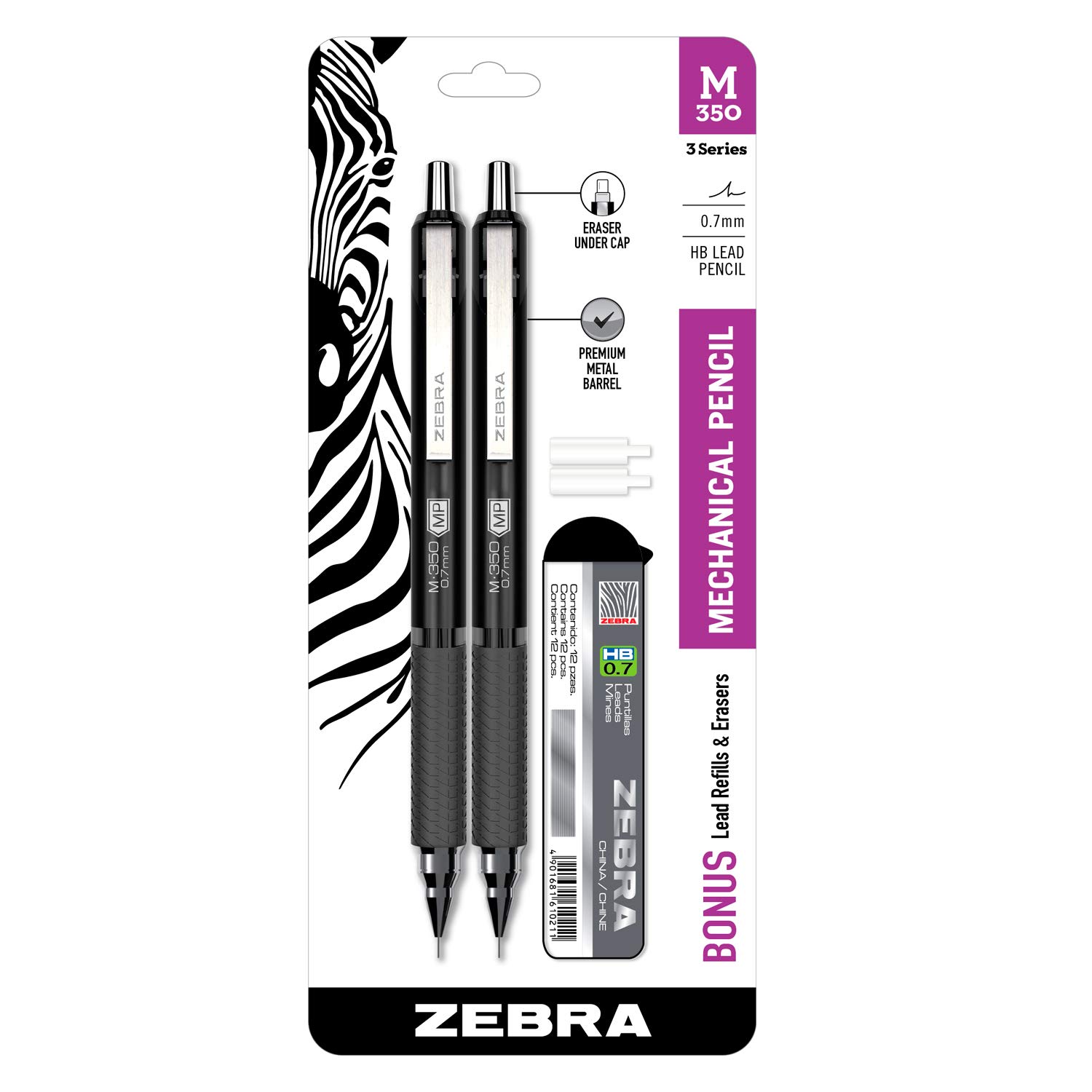 zebra pencil